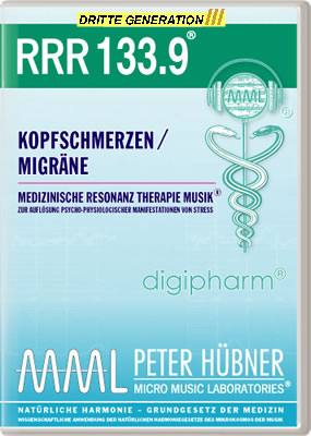 Peter Hübner - Medizinische Resonanz Therapie Musik<sup>®</sup> - RRR 133 Kopfschmerzen / Migräne Nr. 9