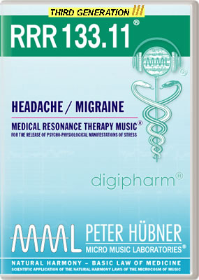 Peter Hübner - Medical Resonance Therapy Music<sup>®</sup> - RRR 133 Headache / Migraine No. 11