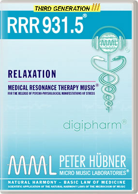Peter Hübner - Medical Resonance Therapy Music<sup>®</sup> - RRR 931 Relaxation No. 5