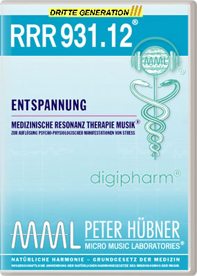 Peter Hübner - Medizinische Resonanz Therapie Musik<sup>®</sup> - RRR 931 Entspannung Nr. 12