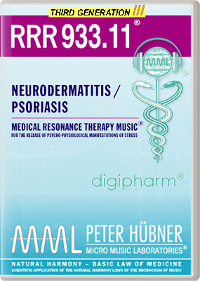 Peter Hübner - Medical Resonance Therapy Music<sup>®</sup> - RRR 933 Neurodermatitis / Psoriasis No. 11