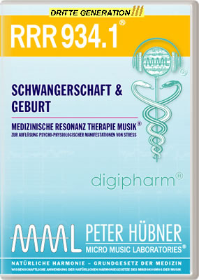 Peter Hübner - Medizinische Resonanz Therapie Musik<sup>®</sup> - RRR 934 Schwangerschaft & Geburt Nr. 1