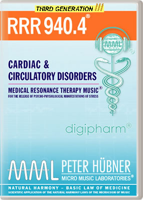 Peter Hübner - Medical Resonance Therapy Music<sup>®</sup> - RRR 940 Cardiac & Circulatory Disorders No. 4