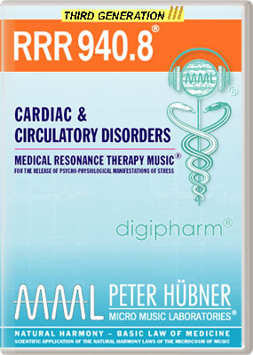 Peter Hübner - Medical Resonance Therapy Music<sup>®</sup> - RRR 940 Cardiac & Circulatory Disorders No. 8