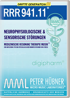 Peter Hübner - Medizinische Resonanz Therapie Musik<sup>®</sup> - RRR 941 Neurophysiologische & sensorische Störungen Nr. 11
