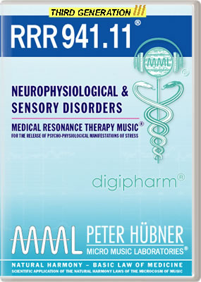 Peter Hübner - Medical Resonance Therapy Music<sup>®</sup> - RRR 941 Neurophysiological & Sensory Disorders No. 11