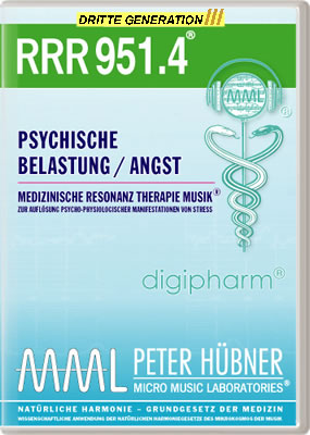 Peter Hübner - Medizinische Resonanz Therapie Musik<sup>®</sup> - RRR 951 Psychische Belastung / Angst Nr. 4