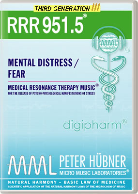 Peter Hübner - Medical Resonance Therapy Music<sup>®</sup> - RRR 951 Mental Distress / Fear No. 5