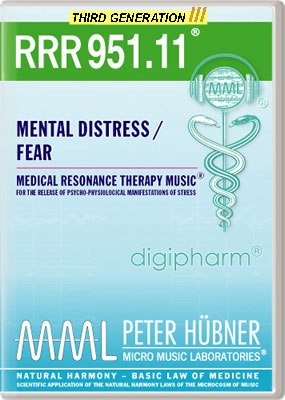 Peter Hübner - Medical Resonance Therapy Music<sup>®</sup> - RRR 951 Mental Distress / Fear No. 11