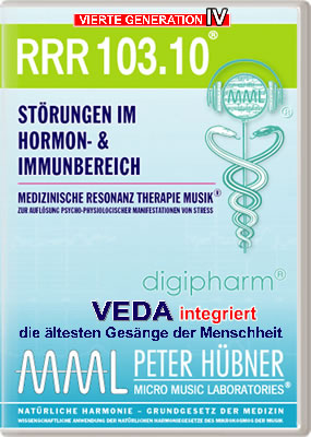 Peter Hübner - Medizinische Resonanz Therapie Musik<sup>®</sup> - RRR 103 Störungen im Hormon- & Immunsystem Nr. 10