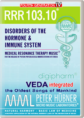 Peter Hübner - Medical Resonance Therapy Music<sup>®</sup> - RRR 103 Disorders of the Hormone & Immune System No. 10