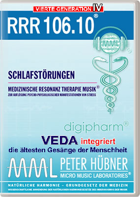 Peter Hübner - Medizinische Resonanz Therapie Musik<sup>®</sup> - RRR 106 Schlafstörungen • Nr. 10