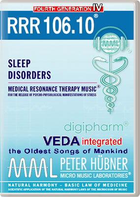 Peter Hübner - Medical Resonance Therapy Music<sup>®</sup> - RRR 106 Sleep Disorders No. 10