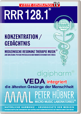 Peter Hübner - Medizinische Resonanz Therapie Musik<sup>®</sup> - RRR 128 Konzentration / Gedächtnis • Nr. 1