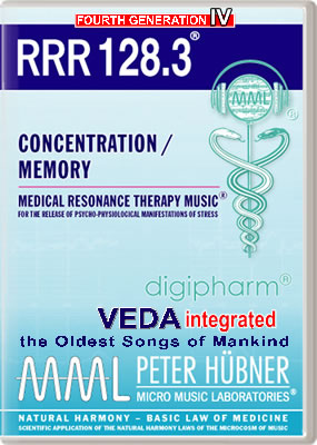 Peter Hübner - Medical Resonance Therapy Music<sup>®</sup> - RRR 128 Concentration / Memory No. 3
