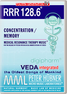 Peter Hübner - Medical Resonance Therapy Music<sup>®</sup> - RRR 128 Concentration / Memory No. 6