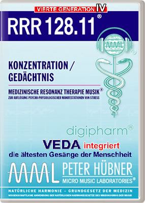 Peter Hübner - Medizinische Resonanz Therapie Musik<sup>®</sup> - RRR 128 Konzentration / Gedächtnis • Nr. 11