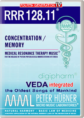 Peter Hübner - Medical Resonance Therapy Music<sup>®</sup> - RRR 128 Concentration / Memory No. 11