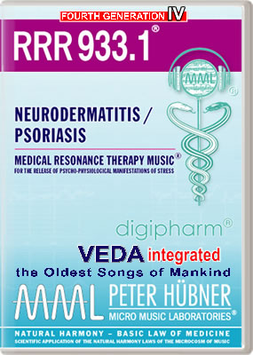 Peter Hübner - Medical Resonance Therapy Music<sup>®</sup> - RRR 933 Neurodermatitis / Psoriasis No. 1