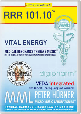 Peter Hübner - Medical Resonance Therapy Music<sup>®</sup> - VITAL ENERGY<br>RRR 101 • No. 10
