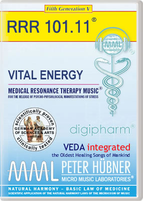 Peter Hübner - Medical Resonance Therapy Music<sup>®</sup> - VITAL ENERGY<br>RRR 101 • No. 11