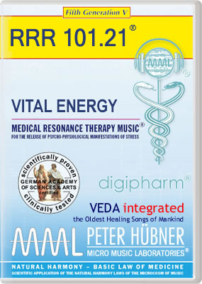 Peter Hübner - Medical Resonance Therapy Music<sup>®</sup> - VITAL ENERGY<br>RRR 101 • No. 21