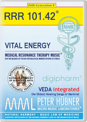 Peter Hübner - Medical Resonance Therapy Music<sup>®</sup> - VITAL ENERGY<br>RRR 101 • No. 42