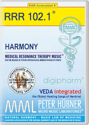 Peter Hübner - Medical Resonance Therapy Music<sup>®</sup> - HARMONY<br>RRR 102 • No. 1