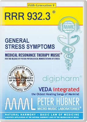 Peter Hübner - Medical Resonance Therapy Music<sup>®</sup> - GENERAL STRESS SYMPTOMS<br>RRR 932 • No. 3