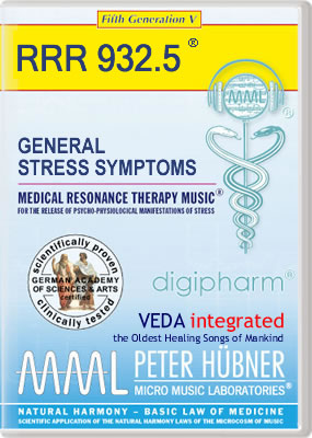 Peter Hübner - Medical Resonance Therapy Music<sup>®</sup> - GENERAL STRESS SYMPTOMS<br>RRR 932 • No. 5