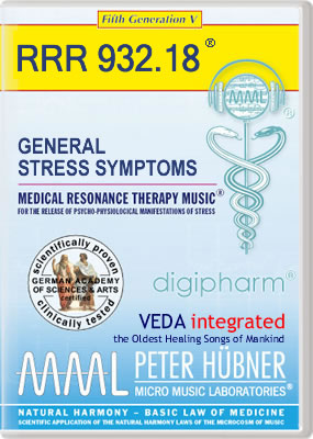 Peter Hübner - Medical Resonance Therapy Music<sup>®</sup> - GENERAL STRESS SYMPTOMS<br>RRR 932 • No. 18