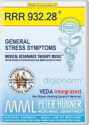 Peter Hübner - Medical Resonance Therapy Music<sup>®</sup> - GENERAL STRESS SYMPTOMS<br>RRR 932 • No. 28