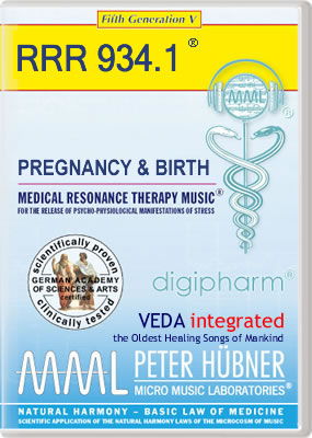Peter Hübner - Medical Resonance Therapy Music<sup>®</sup> - PREGNANCY & BIRTH<br>RRR 934 • No. 1