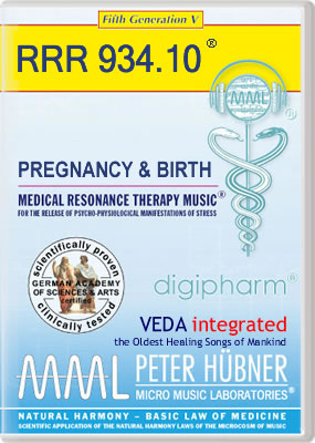 Peter Hübner - Medical Resonance Therapy Music<sup>®</sup> - PREGNANCY & BIRTH<br>RRR 934 • No. 10