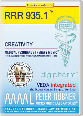 Peter Hübner - Medical Resonance Therapy Music<sup>®</sup> - CREATIVITY<br>RRR 935 • No. 1