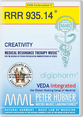 Peter Hübner - Medical Resonance Therapy Music<sup>®</sup> - CREATIVITY<br>RRR 935 • No. 14