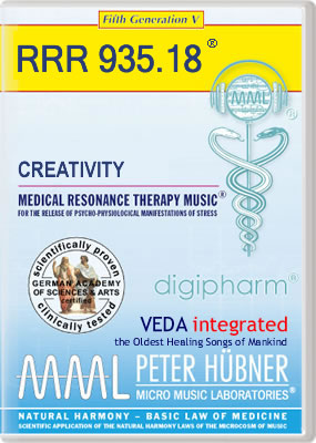 Peter Hübner - Medical Resonance Therapy Music<sup>®</sup> - CREATIVITY<br>RRR 935 • No. 18