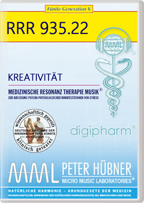 Peter Hübner - Medizinische Resonanz Therapie Musik<sup>®</sup> - KREATIVITÄT<br>RRR 935 • Nr. 22