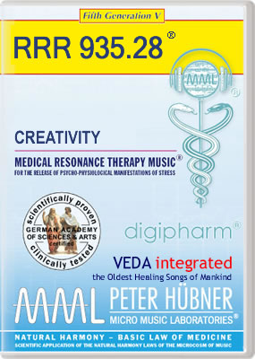 Peter Hübner - Medical Resonance Therapy Music<sup>®</sup> - CREATIVITY<br>RRR 935 • No. 28
