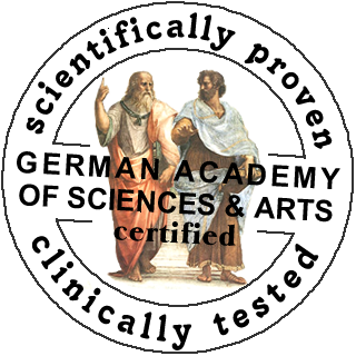 certified by German Academy of Sciences & Arts