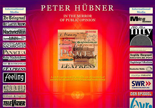 Peter H&uuml;bner in the mirror of public opinion - news papers, radio, television