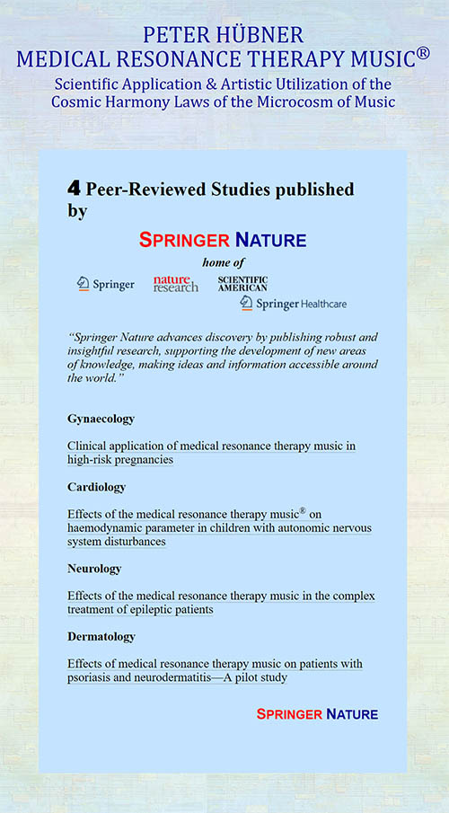 Medical Resonance Therapy Music - research published by Springer Nature