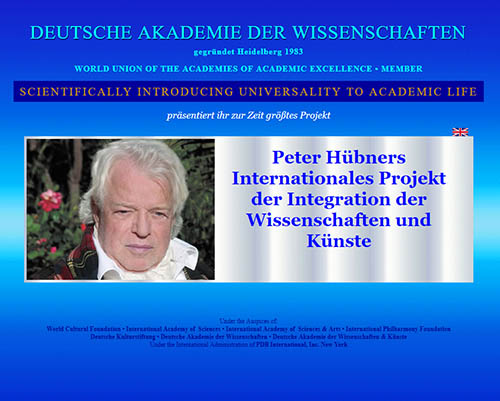 Deutsche Akademie der Wissenschaften - Peter Hübners Projekt der Integration der Wissenschaften und Künste