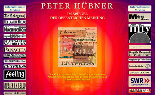 Peter H&uuml;bner im Spiegel der &ouml;ffenlichen Meinung - internationale Medien